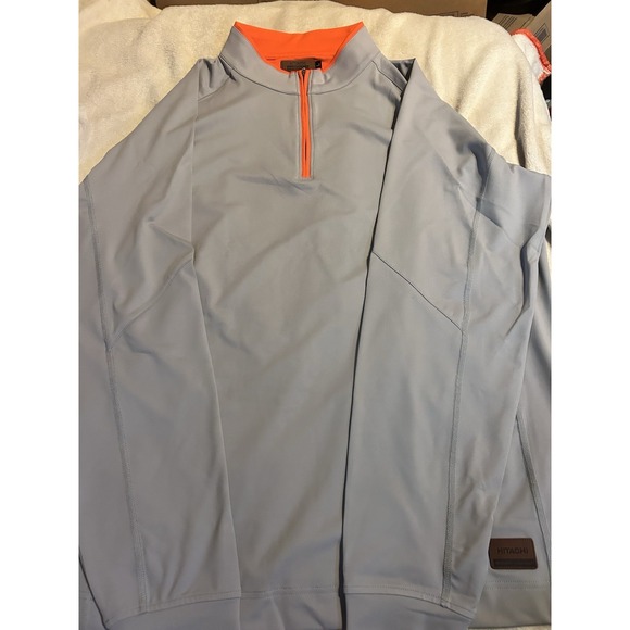 Hitachi Reliable Solutions Grey Jacket Large Pull Over Thin Jacket New